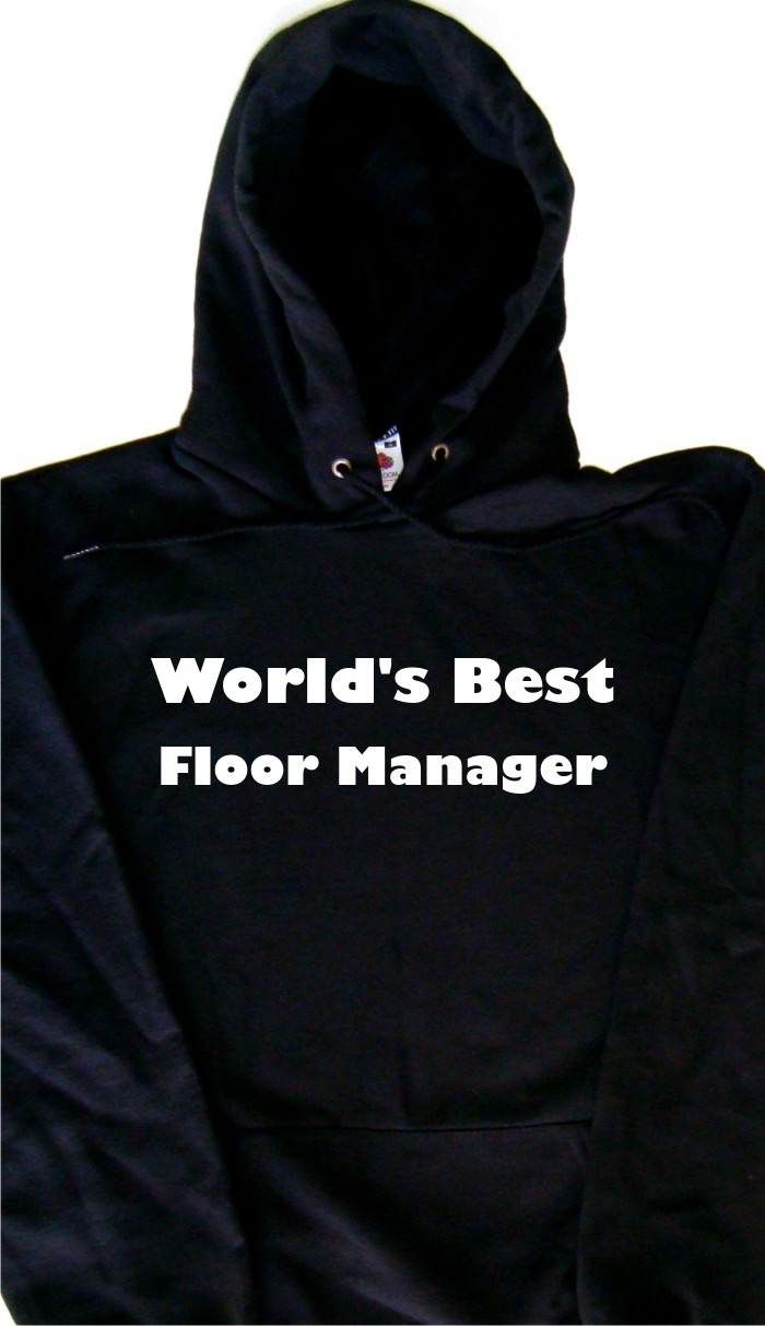 World's Best Floor Manager Hoodie Sweatshirt - Picture 1 of 1