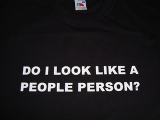 Do I Look Like A People Person?