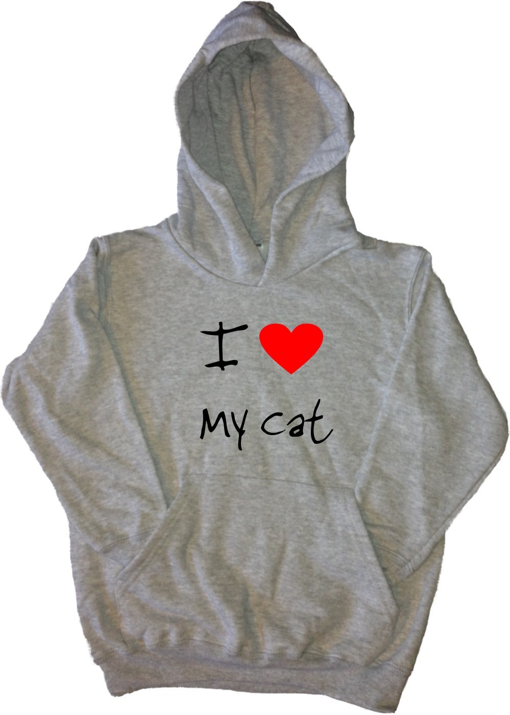 I Love Heart My Cat Kids Hoodie Sweatshirt eBay