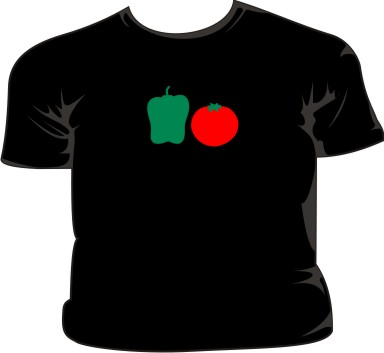Green Pepper Red Tomato