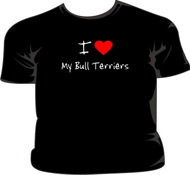 I Love My Bull Terriers / I Heart My Bull Terriers