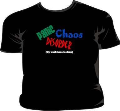 Panic, Chaos And Disorder